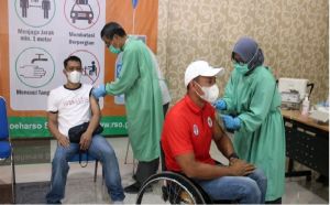 250 Atlet NPC Indonesia Divaksin Astrazeneca