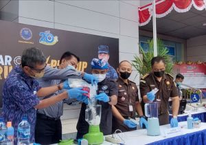BNNP Musnahkan 1 kilogram Sabu Hasil Sitaan Jaringan Surabaya-Bali