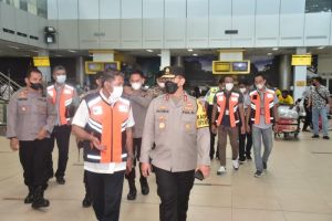 Kapolda Cek Kesiapan Mudik di Alam Barajo dan Bandara Sultan Thaha Jambi