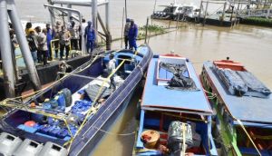 Tiga Anggota Ditpolairud Polda Sumsel Dibawa kabur Kapal Hantu