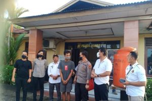 Pembunuh Satpam Menyerahkan Diri ke Polsek Jaluko