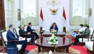 Presiden Jokowi Terima Kunjungan Kehormatan Menlu Serbia
