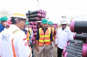 SKK Migas-KKKS Saksikan Ekspor 1200 Metriks Ton Pipa Ke Uganda Dan kuwait,Dukung Produk Dalam Negeri