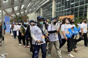 Alumni Kartu Prakerja Berdatangan di Sentul Untuk Temu Presiden RI