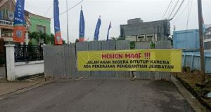 Akses Dua Jalan di Kota Jambi Ini Ditutup Sementara