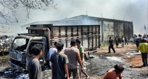 Polisi Kantongi Identitas Pemilik Gudang Minyak Illegal yang Terbakar di Lingkar Barat