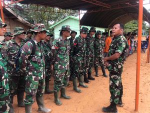 Danramil Beri Arahan ke Satgas TMMD dan Masyarakat