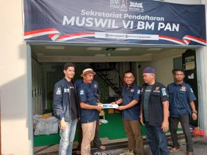 Dua Kandidat Rebutkan Kursi Ketua BM PAN Jambi, Eko Pertama Kembalikan Formulir