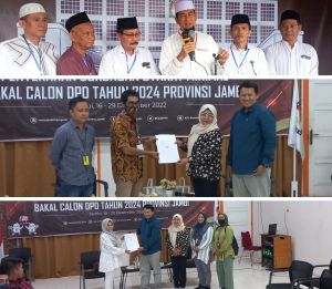 Serahkan Dukungan, Rudi, Ria dan Syukur Daftar Sebagai Bakal Calon Anggota DPD RI