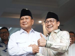 Lama Tak Bertemu di Forum Terbuka, Prabowo Kasih Pantun ke Cak Imin, Ini Bunyinya 