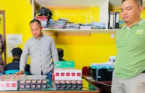 Dua Pengecer Ratusan Slop Rokok Tanpa Cukai Diamankan Polisi
