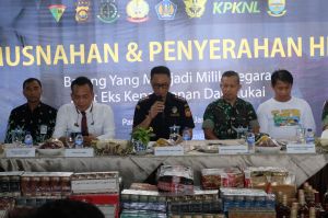 5 Juta Batang Rokok Ilegal Senilai Rp 2,5 M dan Barang Sitaan Lain Dimusnahkan Bea Cukai