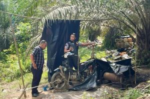 Empat Penambang Minyak Ilegal Ditangkap di Desa Jebak Batanghari