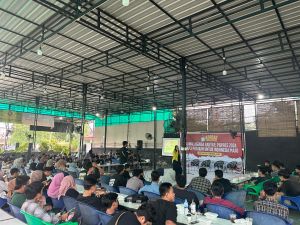 Ratusan Aktivis Mahasiswa Medan Suarakan Pilpres 2024 Sekali Putaran untuk Prabowo- Gibran   