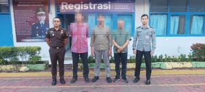 3 Tersangka dan Barang Bukti Korupsi Upgrade Stasiun Pandu Pelindo Dilimpah ke Kejati Jambi
