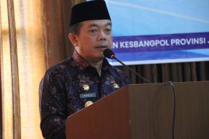Pimpinan Rakor Politik, Gubernur Al Haris Ajak Bersinergi Sukseskan Pemilu