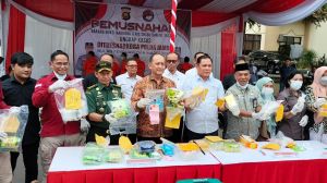Ditresnarkoba Polda Jambi Musnahkan Puluhan Kilogram Sabu dan Ekstasi Senilai Rp29,6 Miliar