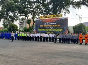 1.917 Personel Polda Jambi Disiagakan Amankan Idul Fitri