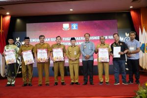Gubernur Kukuhkan Gugus Tugas Bisnis dan HAM Provinsi Jambi 
