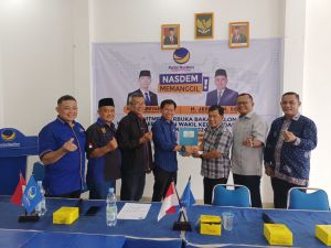 Incar Nasdem, Maulana Jadi Bakal Calon Walikota Pertama yang Ambil Formulir Penjaringan