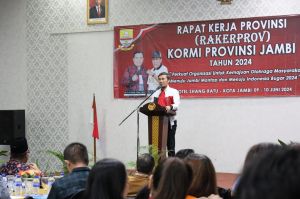 Rakerprov Kormi Jambi, Edi Purwanto Harapkan Muncul Program Menyehatkan Masyarakat