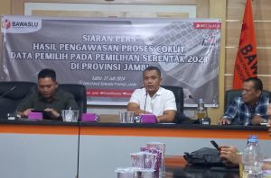 Bawaslu Temukan 6 Pantarlih di Kota Jambi dan Merangin Tak Laksanakan Coklit Langsung