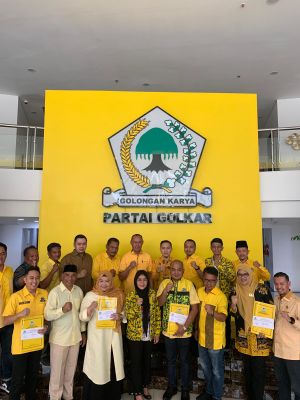 Golkar Beri Dukungan Untuk Bakal Calon Bupati Tanjabtim, Muarojambi, Tebo dan Walikota Sungaipenuh