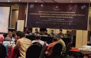 KPU Tetapkan Perolehan Kursi dan Anggota DPRD Provinsi Jambi Terpilih di Pemilu 2024, Ini Daftarnya