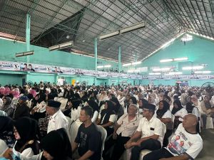 Ribuan Masyarakat Hadiri Pengukuhan Tim Romi-Sudirman di Bungo, Termasuk Mantan Bupati dan Cabup