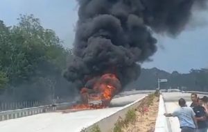 Kecelakaan Tunggal di Tol Boalemo, Dua Penumpang Tewas