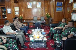 Sambut Danrem 042/Gapu, Pjs Gubernur Sudirman Perkuat Sinergi Sukseskan Pilkada Serentak 2024