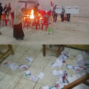 Terjadi Pembakaran dan Perusakan Surat Suara di Sungaipenuh, Begini Respon KPU