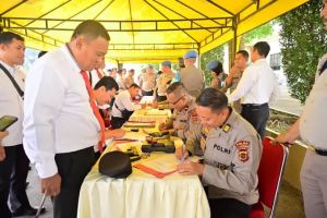 Pastikan Kelengkapan dan Kelayakan, Senpi Personel Polda Jambi Diperiksa