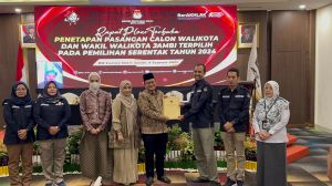 Maulana-Diza Ditetapkan Sebagai Walikota dan Wakil Walikota Jambi Tepilih Oleh KPU Kota Jambi