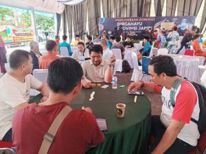 Jurnalis Dominasi Turnamen Domino Sekretariat DPRD Provinsi Jambi Meriahkan HUT Jambi Ke-68