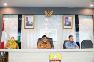 Sekda Sudirman Zoom Meeting Bersama Mendagri Terkait Pelantikan Kepala Daerah Terpilih