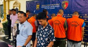 Ditreskrimsus Polda Jambi Amankan Enam Pelaku Ilegal Drilling di Dua Lokasi Berbeda