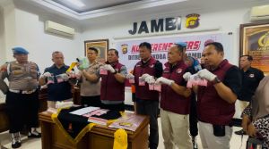 Ditresnarkoba Polda Jambi Tangkap DPO dan Pengedar Narkoba 1 Kg