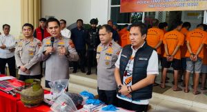 Berantas Aksi Premanisme, Puluhan Orang Diamankan Selama Operasi Pekat II Siginjai