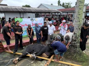 Momen Idul Adha, Lapas Klas II A Kota Jambi Kurban 9 Sapi dan 3 Kambing