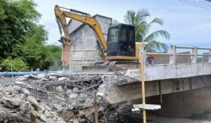 Diganti Konstruksi Baru, Perbaikan Jembatan Jalan Sari Bakti Telan Rp4,1 Miliar