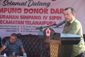 Al Haris: Kampung Donor Darah Harus Jadi Contoh Bagi Daerah Lain
