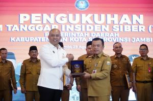 Jambi Jadi Provinsi ke 6 Lengkapi Tim Tanggap Insiden Siber, Al Haris Dapat Penghargaan