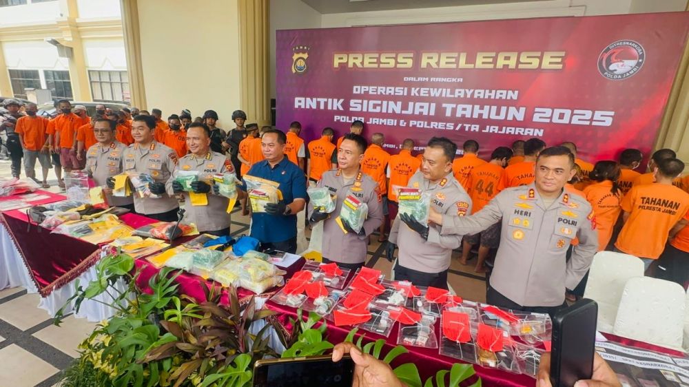 Dalam 20 Hari, 247 Tersangka Berhasil Diringkus dengan Barang Bukti Capai Rp18 M
