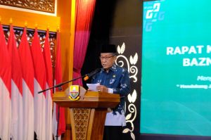 Wagub Sani Tekankan Sinergi Bersama Baznas Perkuat Peran Zakat Entaskan Kemiskinan