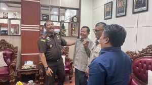 Terima Kunjungan KI, Kajati Jambi Sugeng Hariadi Tegaskan Komitmen Keterbukaan Informasi