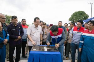 PEP Jambi Resmikan Jembatan Camp Topo di Struktur Ketaling