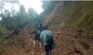 Satu Desa di Merangin Terisolasi Akibat Longsor, Satu Jembatan Putus