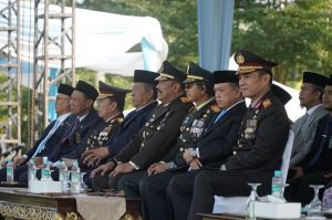 Gubernur Al Haris Hadiri Upacara Hari Bhayangkara ke-80, Apresiasi Pengabdian Polri